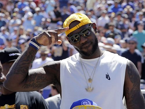 The LA Rams' marquee signing of linebacker Bobby Wagner has already made LeBron James excited for next season. [Photo: Twitter]