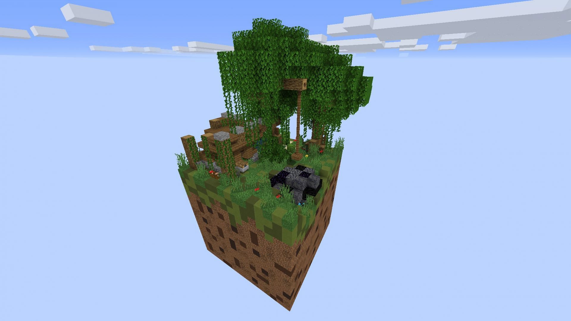 This SkyBlock map takes &quot;one block&quot; in an exciting direction (Image via MinecraftMaps)