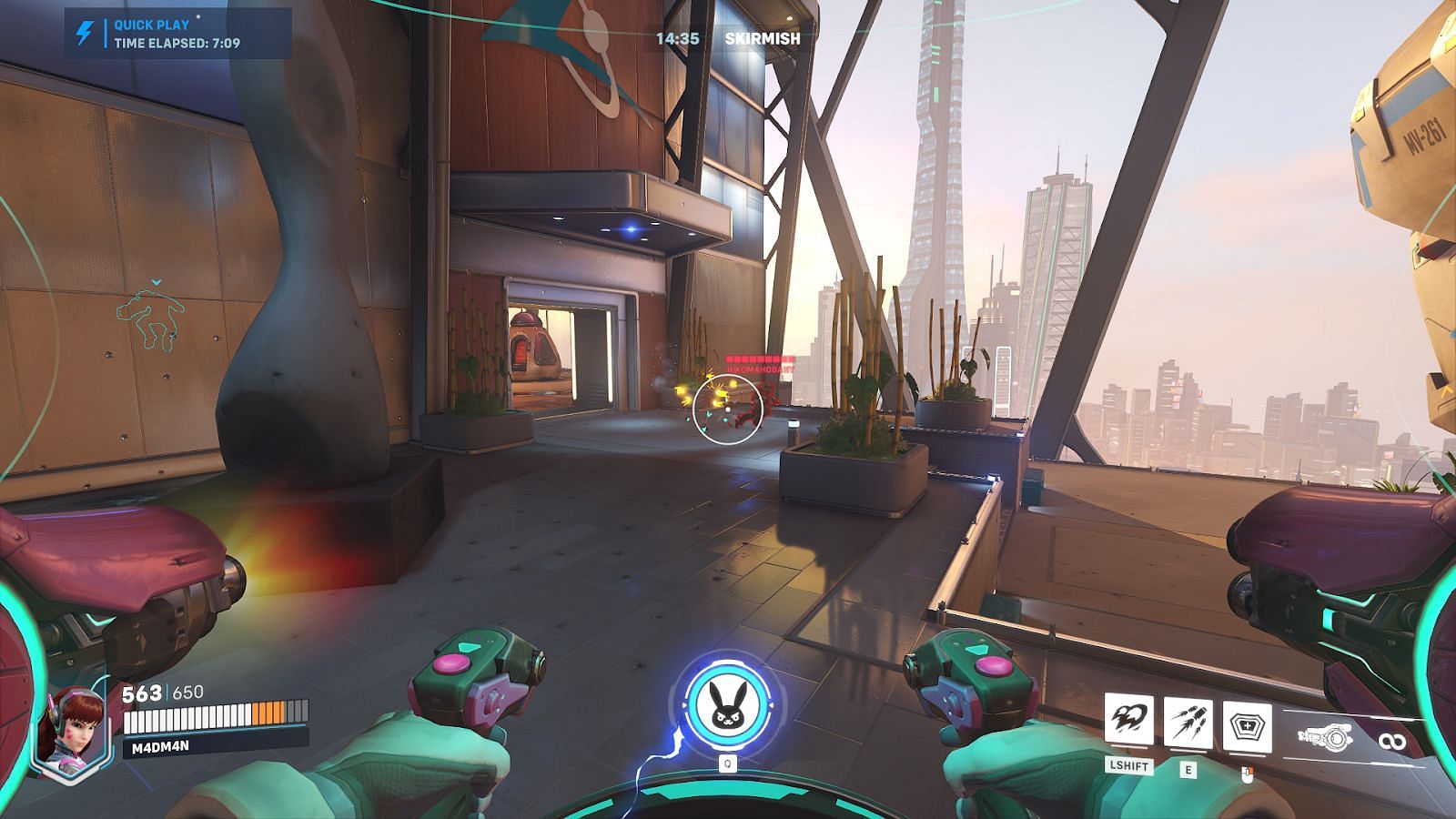 D.VA can decimate anyone upclose (Image via Blizzard Entertainment)