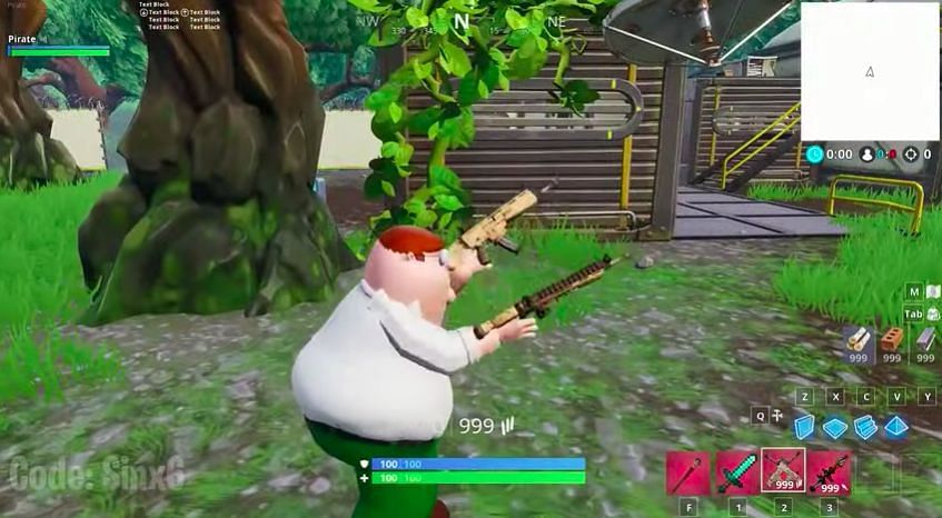 Peter Griffin skin concept (Image via Sinx6 on YouTube)