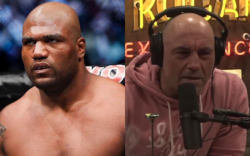 Quinton Jackson (left), Joe Rogan (right) [Images courtesy: @mmafighting via Instagram and PowerfulJRE via YouTube]