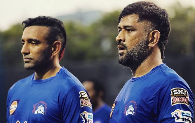 "He had told me that I don't directly walk into his playing XI" - Robin Uthappa reveals his first conversation with MS Dhoni after joining CSK