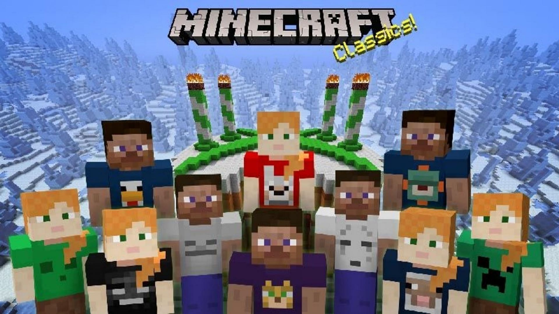 Skin packs make for an excellent means of customization for Minecraft players (Image via Mojang)