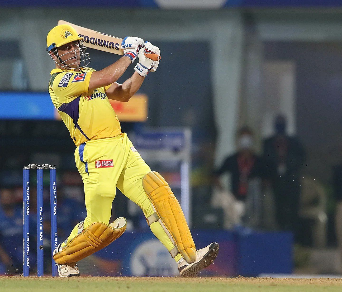 MS Dhoni has scored 132 runs at a stunning average of 44 so far [Credits: IPL]