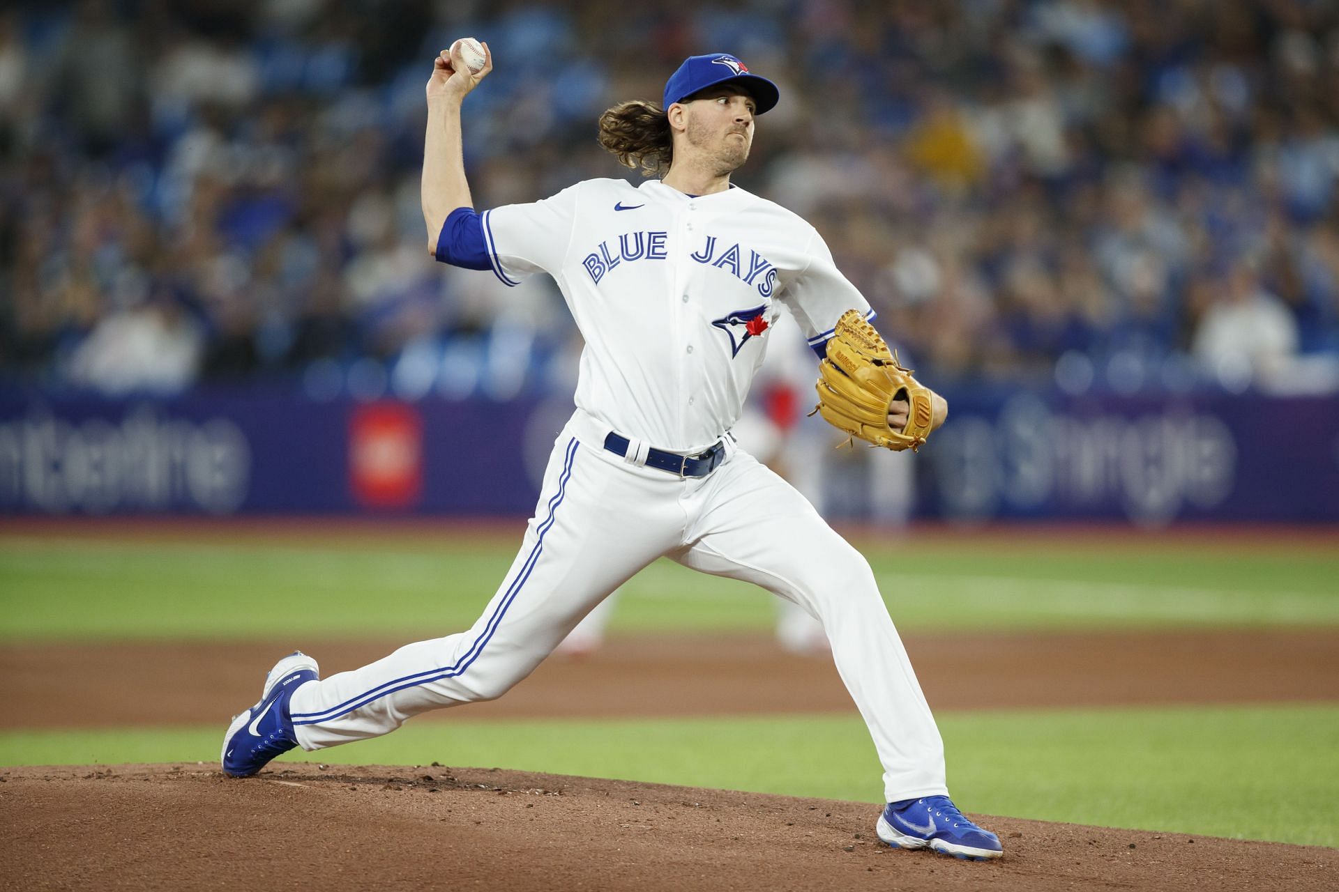 All-Star Kevin Gausman pitching for the Blue Jays