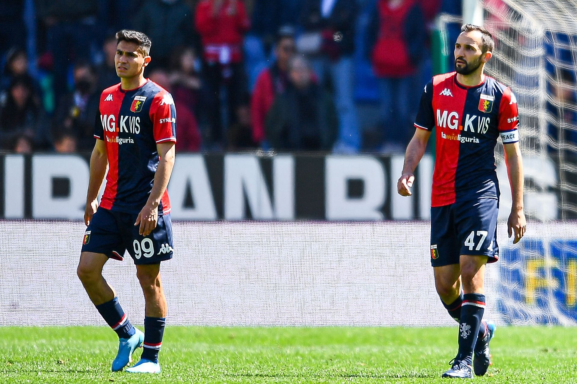 Genoa CFC Vs Cagliari Calcio Editorial Image - Image of ball