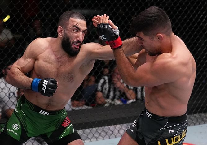 Who won the UFC fight last night (16th April 2022)?