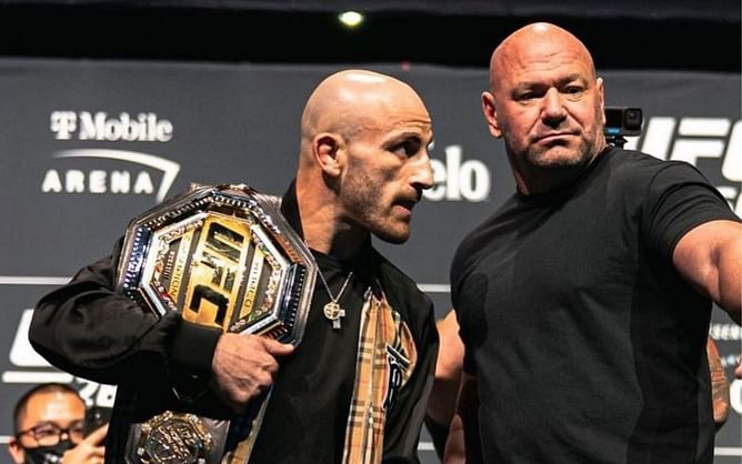 "He made the Zombie look like he didn't belong there" - Dana White hails Alexander Volkanovski as the "baddest dude" in the featherweight division