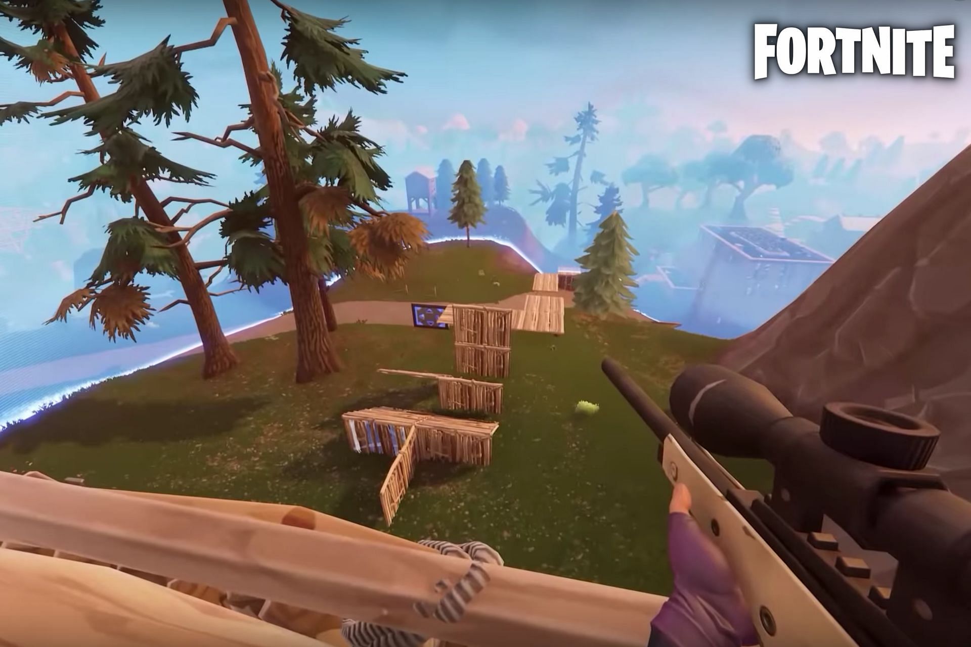 First-Person Perspective in Fortnite Battle Royale (Image via Sportskeeda)
