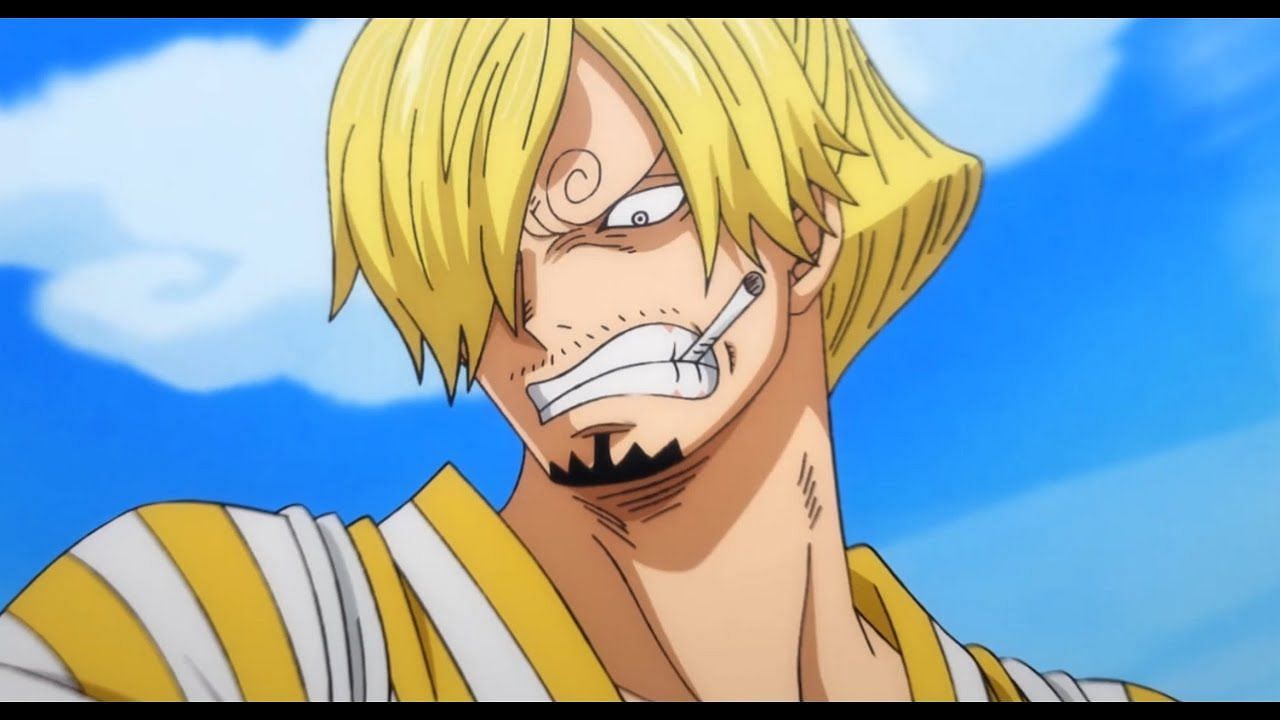 Sanji as seen in the series&#039; anime (Image via Toei Animation)