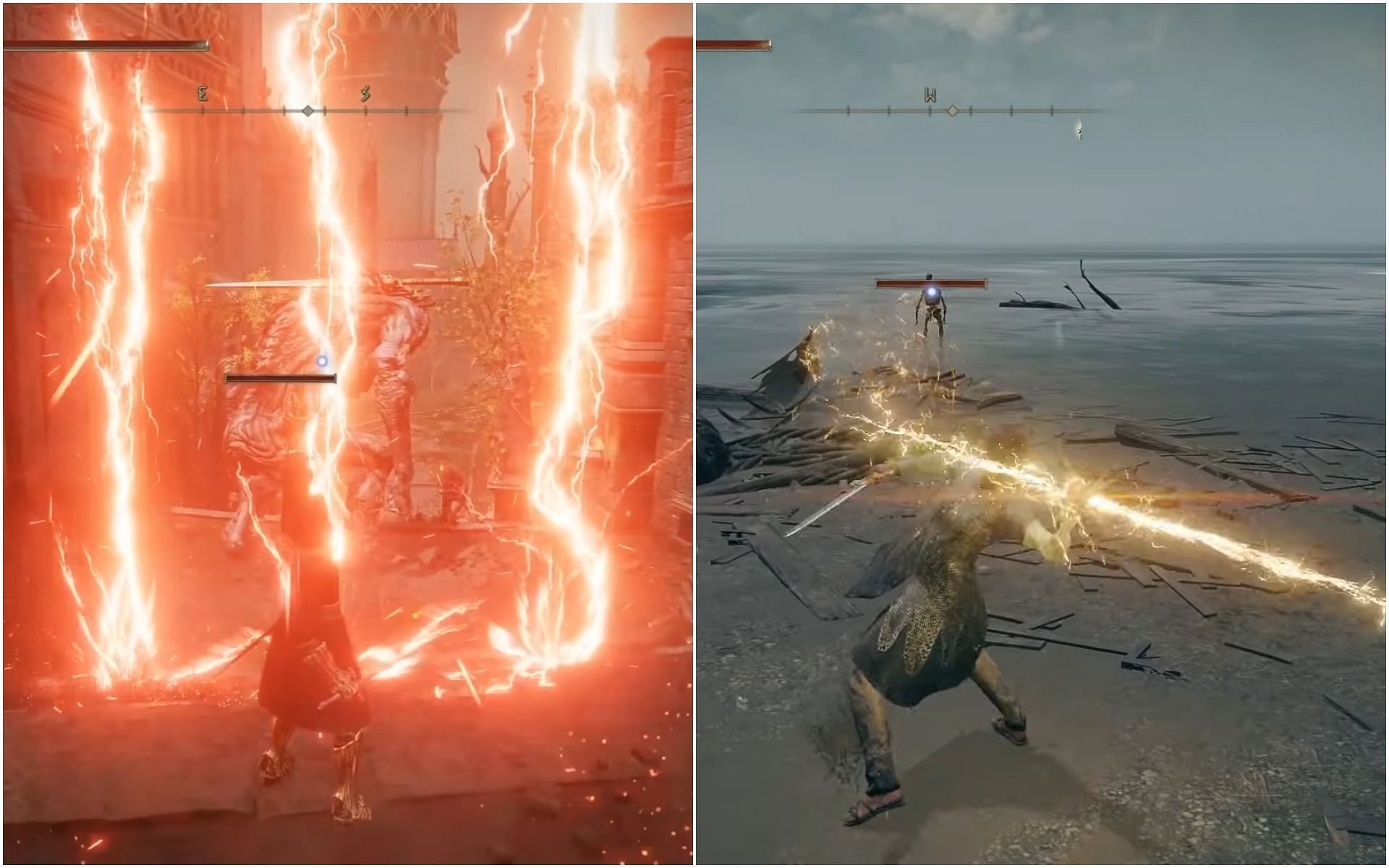 Every overpowered incantation is worth chasing in Elden Ring (Image via RageGamingVideos/Youtube and Kibbles/Youtube)