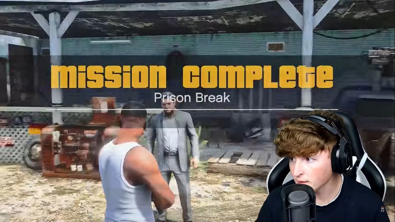 Mission was a success thanks to Michael&#039;s help (Image via YouTube @Caylus)