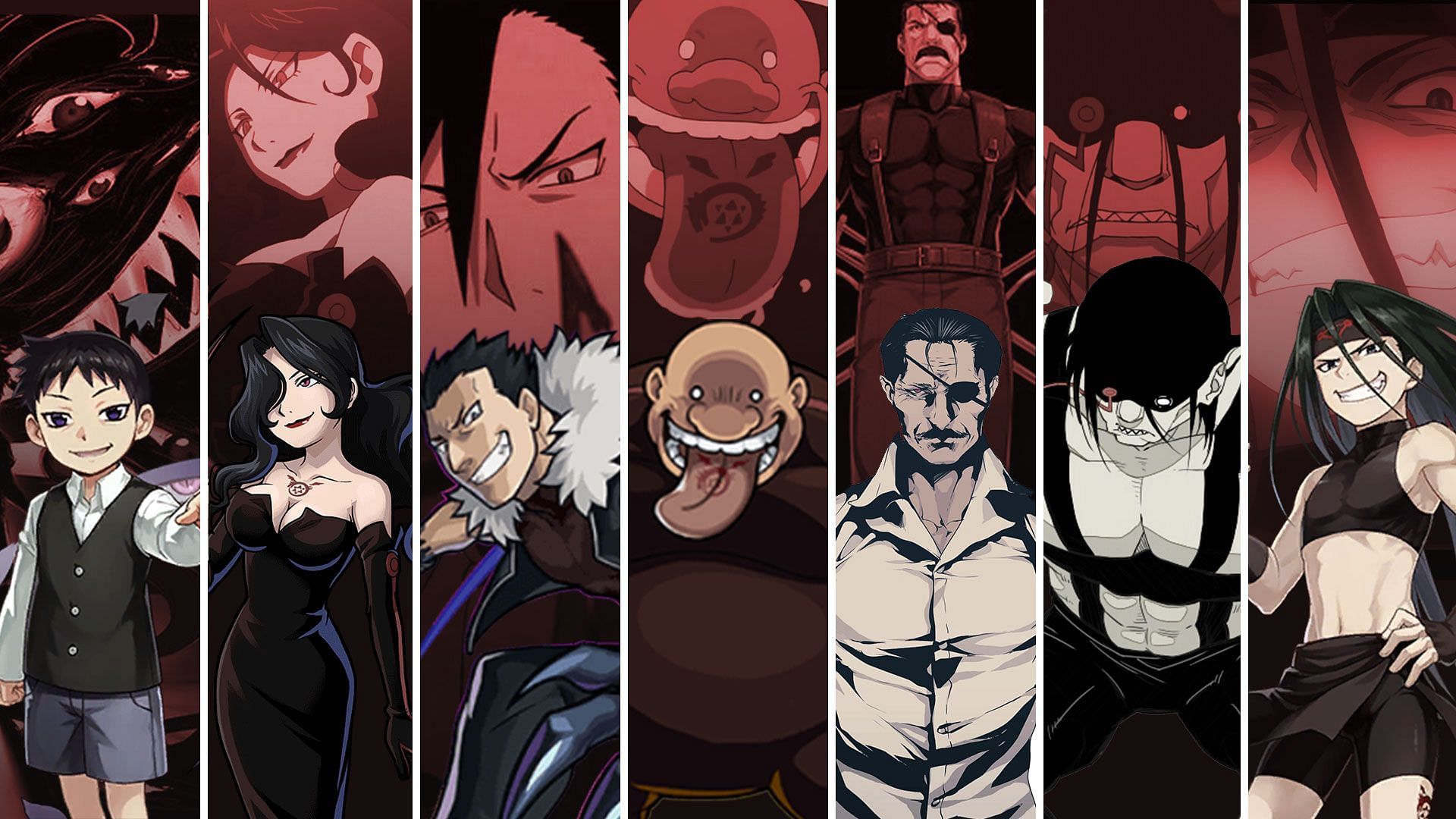 My Fullmetal Alchemist Brotherhood Characters List by