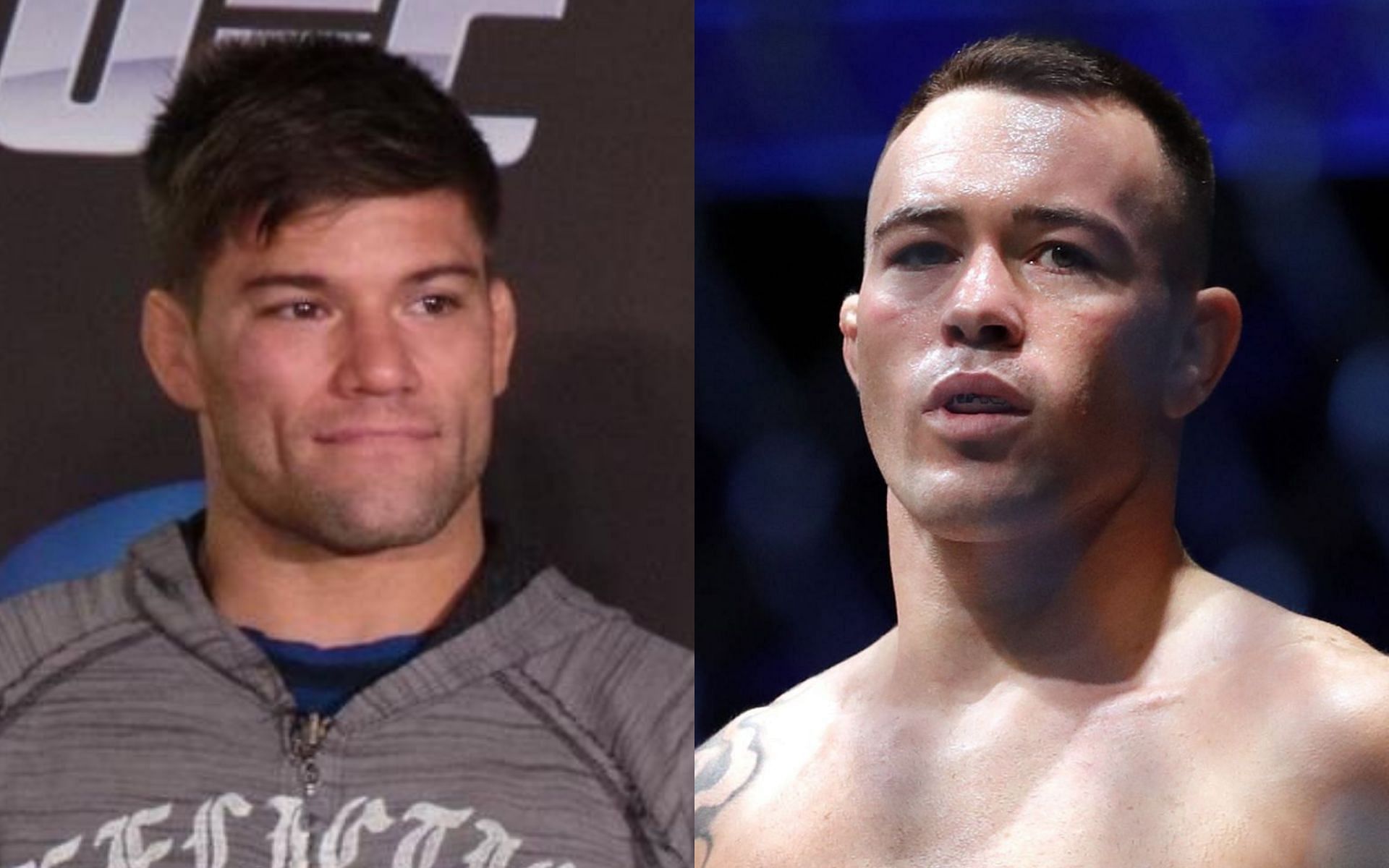 Josh Thomson (left); Colby Covington (right)