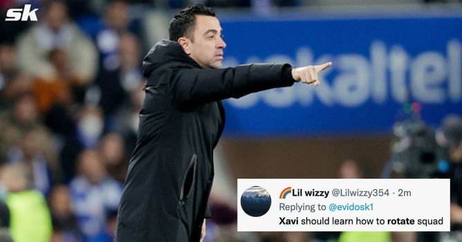 “Rest him for once” “Xavi doesn’t know how to manage players” - Fans slam Barcelona manager for overusing 22-year-old