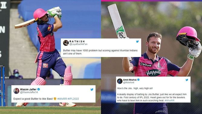 "Kya Kiye? Koot Diye!" - Fans erupt as Jos Buttler punishes MI again with sensational hundred in IPL 2022