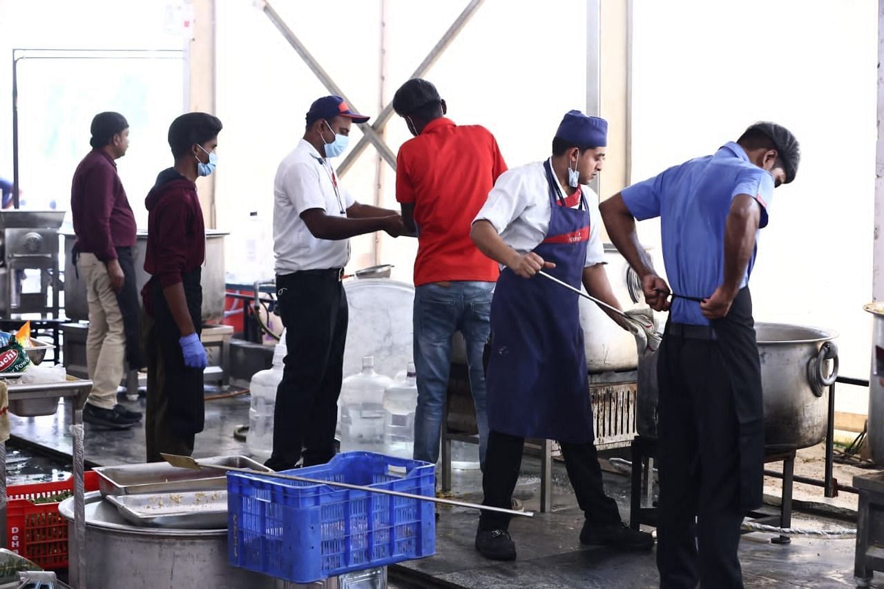 Experts planning and executing nutrition and dietary requirements at the Khelo India Games. (PC: SAI)