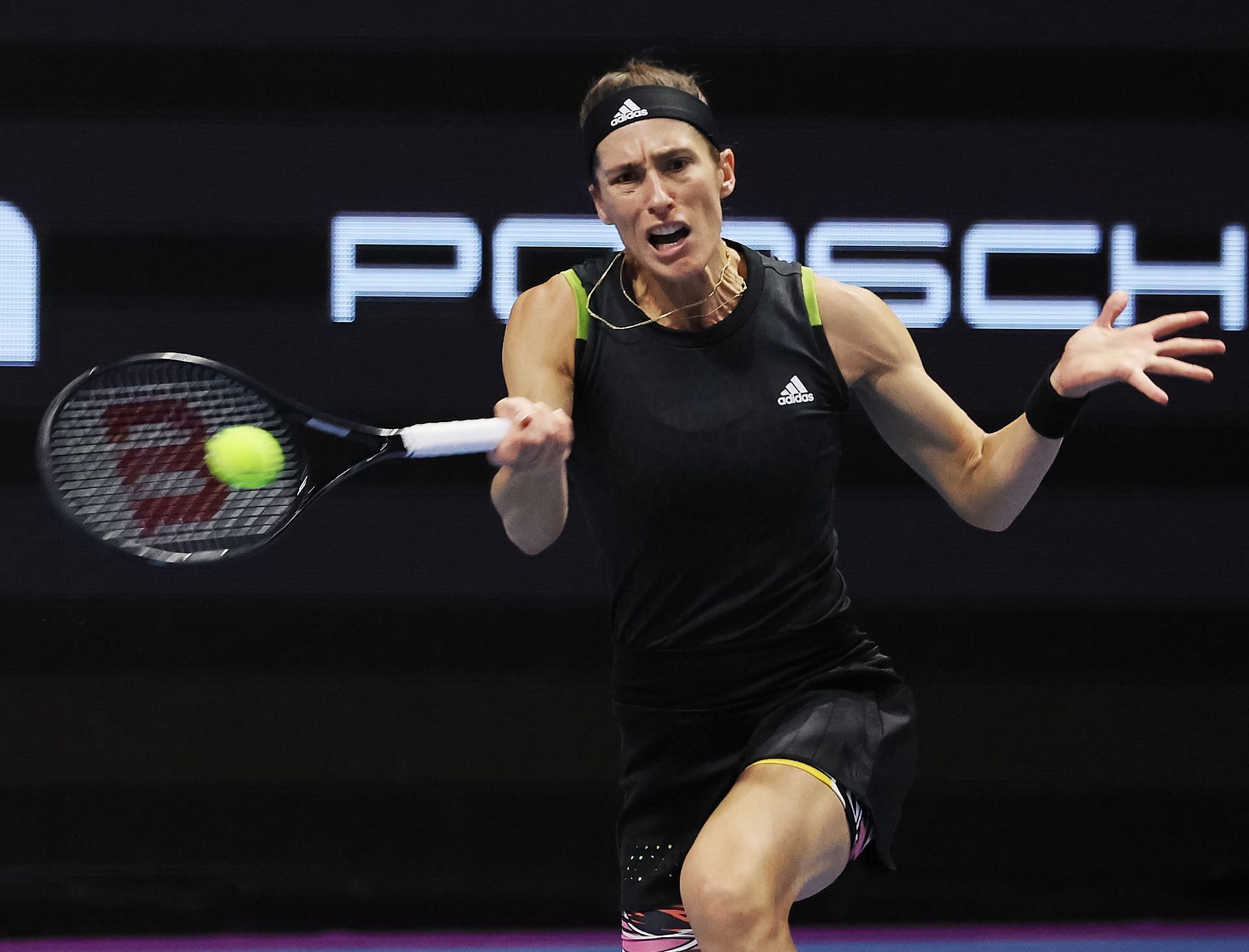 Andrea Petkovic in action at the St. Petersburg Ladies Trophy