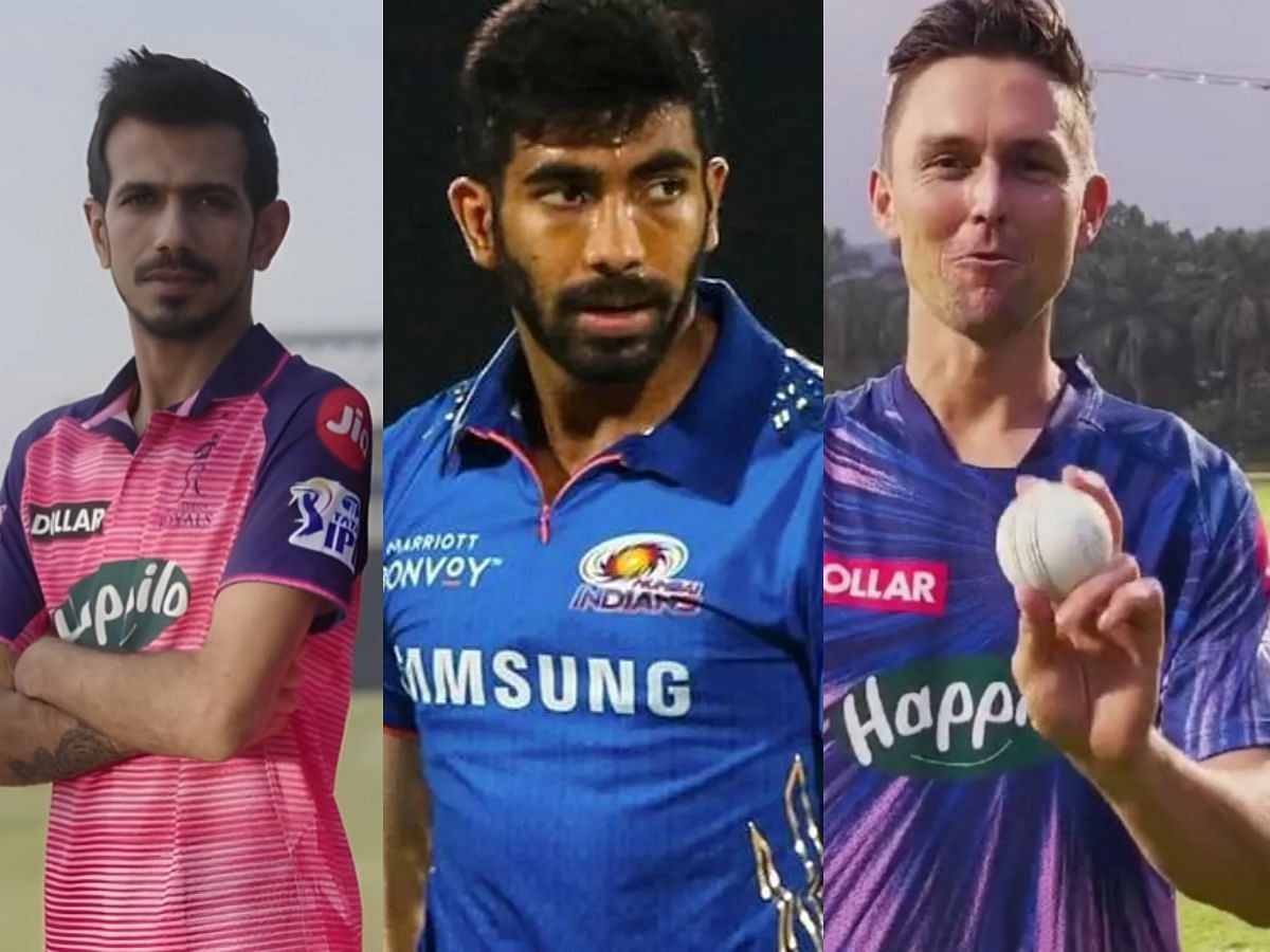 Three bowlers who could be highest wicket-takers in the MI vs RR IPL match.