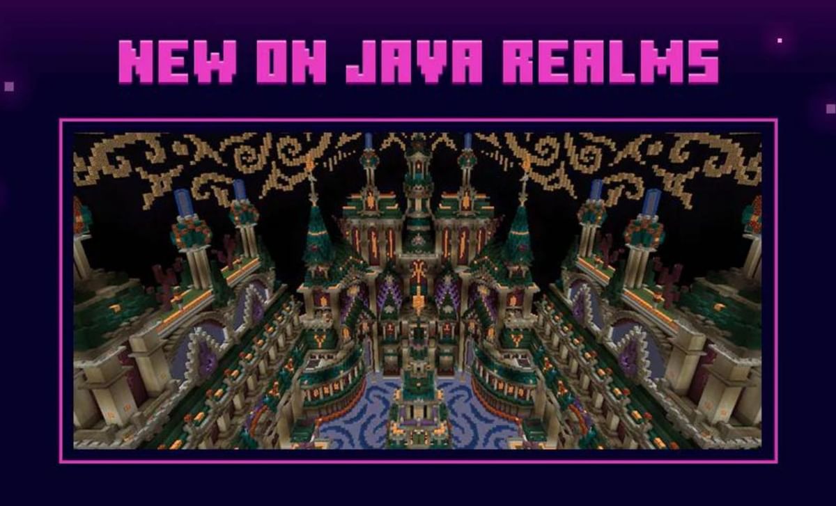 Minecraft Java Realms to feature more new maps with different biomes