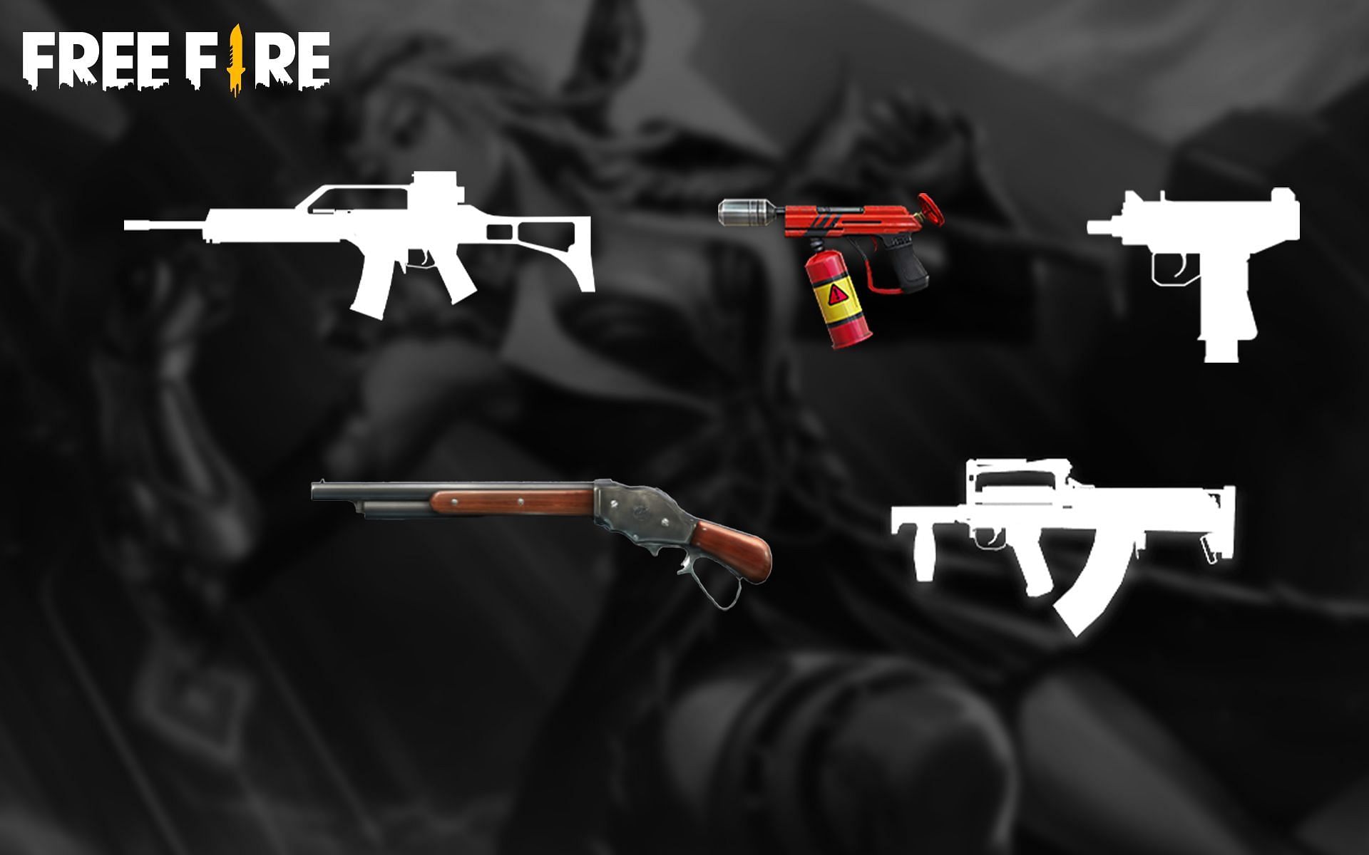 These weapons are some of the best choices for hot-drop fights in Free Fire (Image via Sportskeeda)