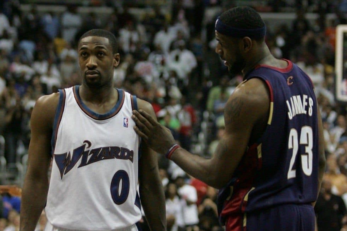 Gilbert Arenas and LeBron James in 2006. (Photo: The Washington Post)