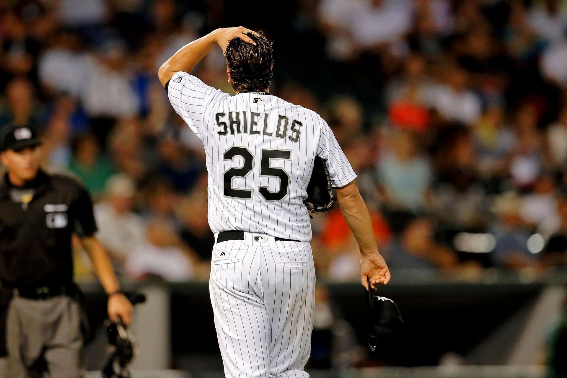 James Shields after giving up a home run to Miguel Cabrera