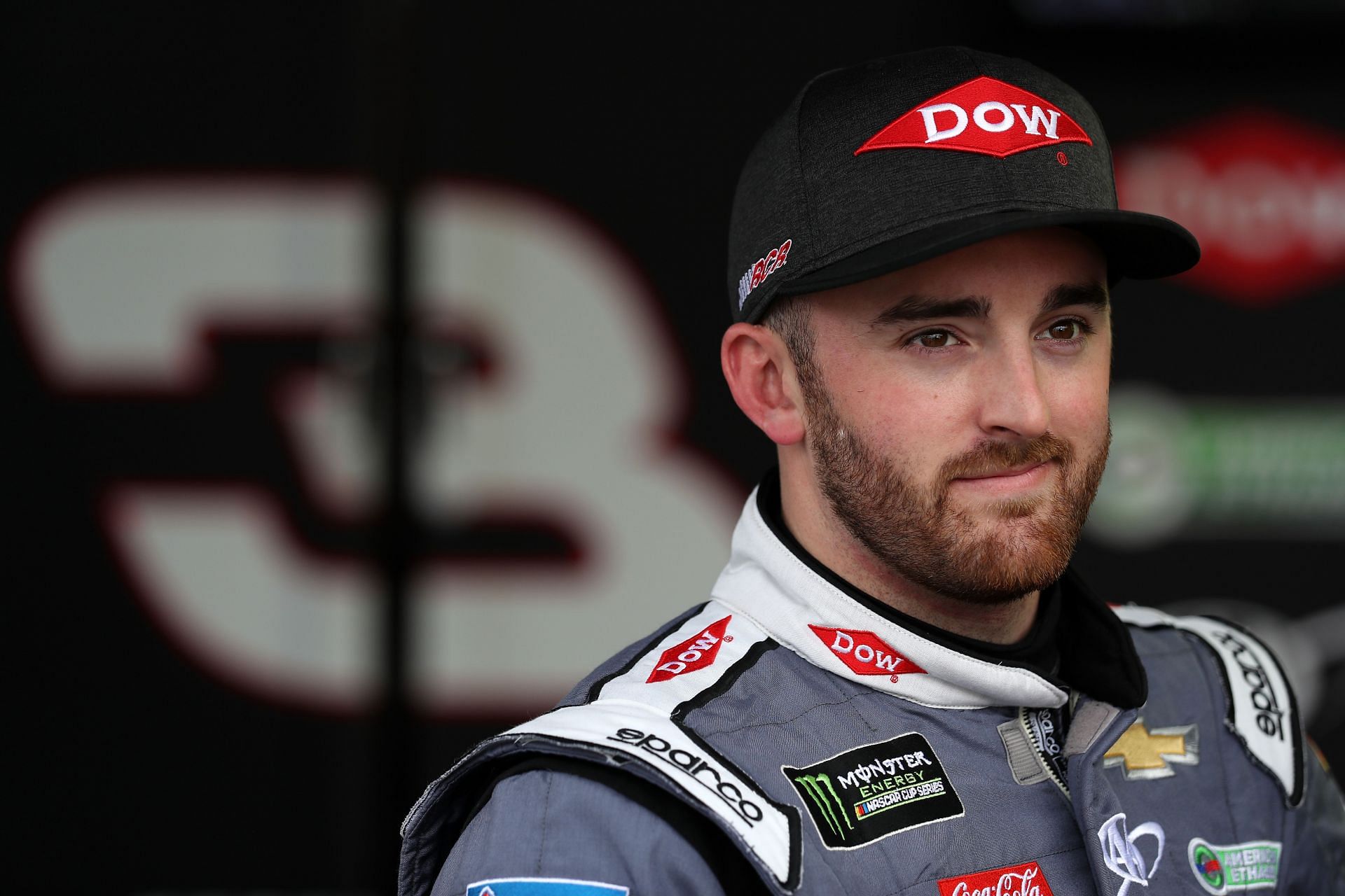 Austin Dillon during practice for the 2017 Monster Energy NASCAR Cup Series 59th Annual Daytona 500 at Daytona International Speedway in Florida (Photo by Chris Graythen/Getty Images)