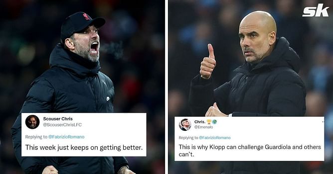 “This is why Klopp can challenge Guardiola and others can’t” – Fans react as Fabrizio Romano delivers latest Liverpool transfer update