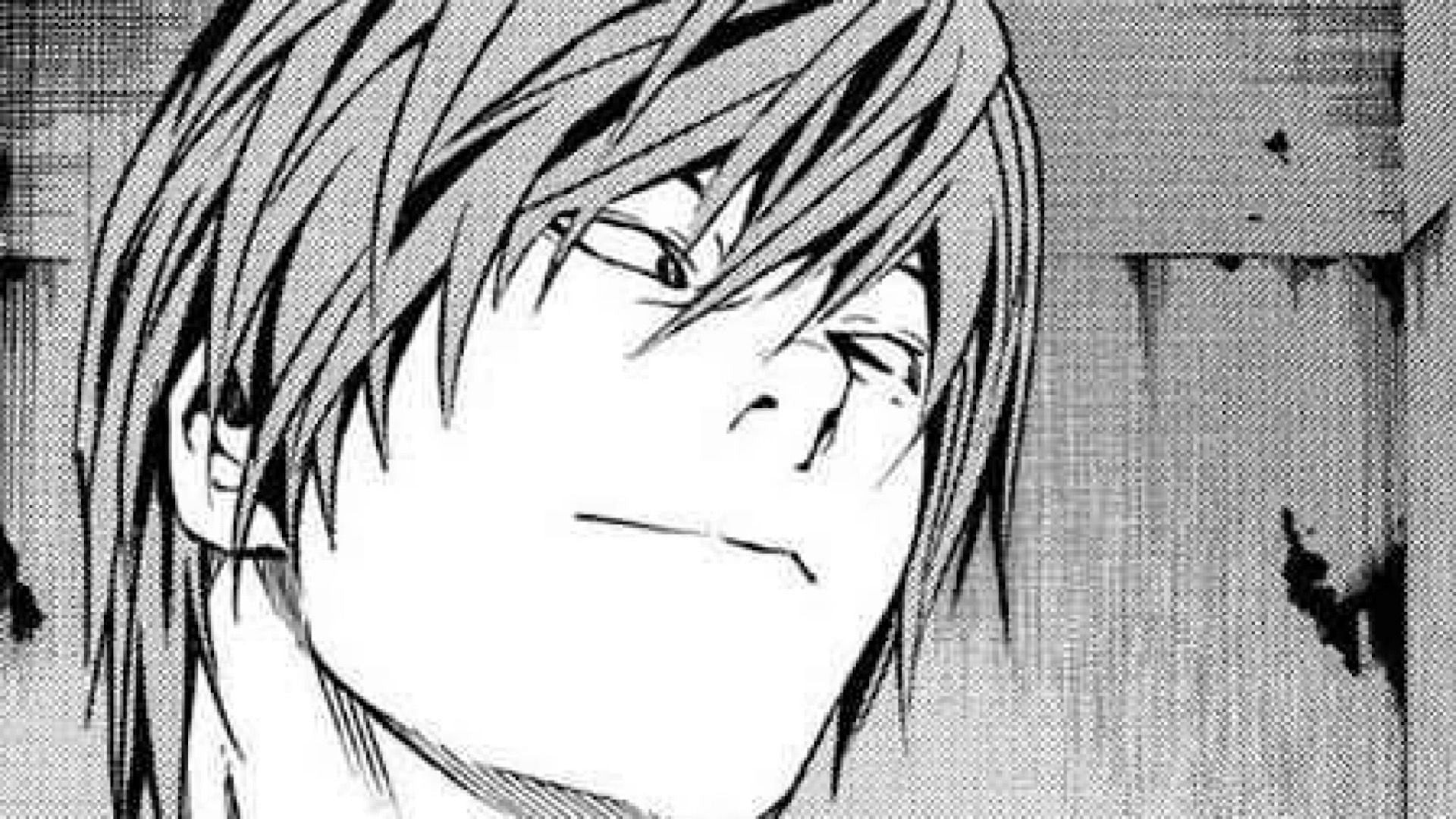 Light Yagami as seen in the Death Note manga (Image via Shueisha)