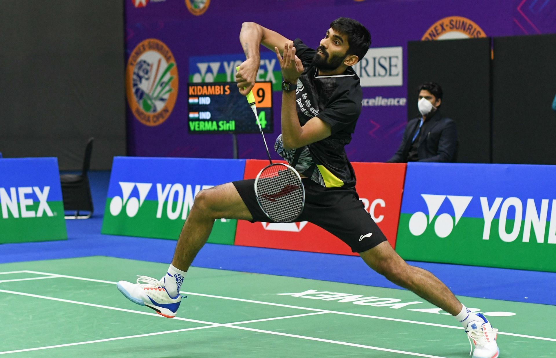 Fifth seed Kidambi Srikanth beat Misha Zilberman of Israel 21-18, 21-6 in the Korea Open men&#039;s singles second round on Thursday. (Pic credit: BAI)