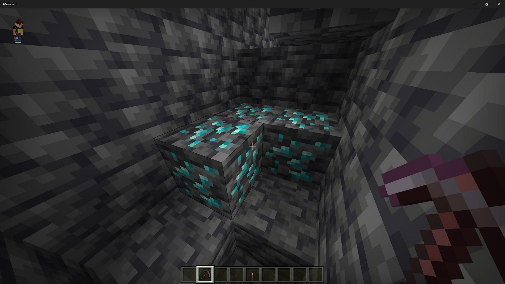 Diamond (Image via Minecraft Bedrock Edition)