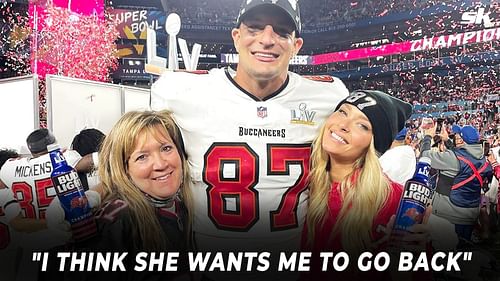  Rob Gronkowski's girlfriend Camille Kostek wants him to go back and play with the Buccaneers