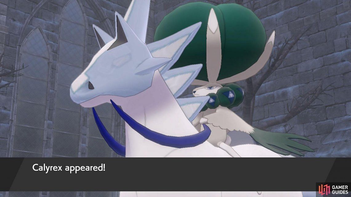Calyrex Ice gets the signature move, Glacial Lance (Image via Game Freak)