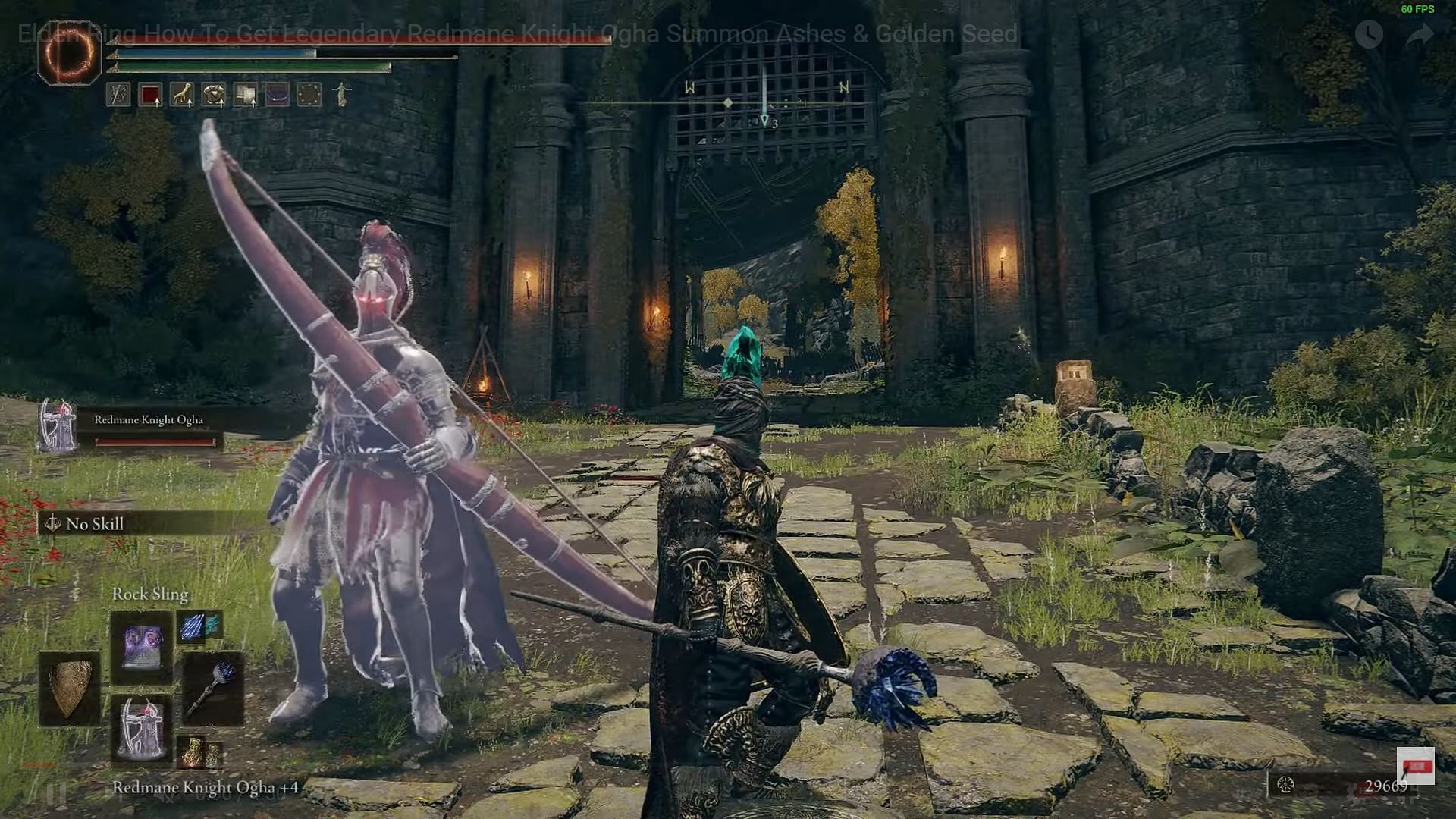 Redmane Knight Ogha is the best spirit summon for staggering enemies in Elden Ring (Image via Gaming Tornado/YouTube)