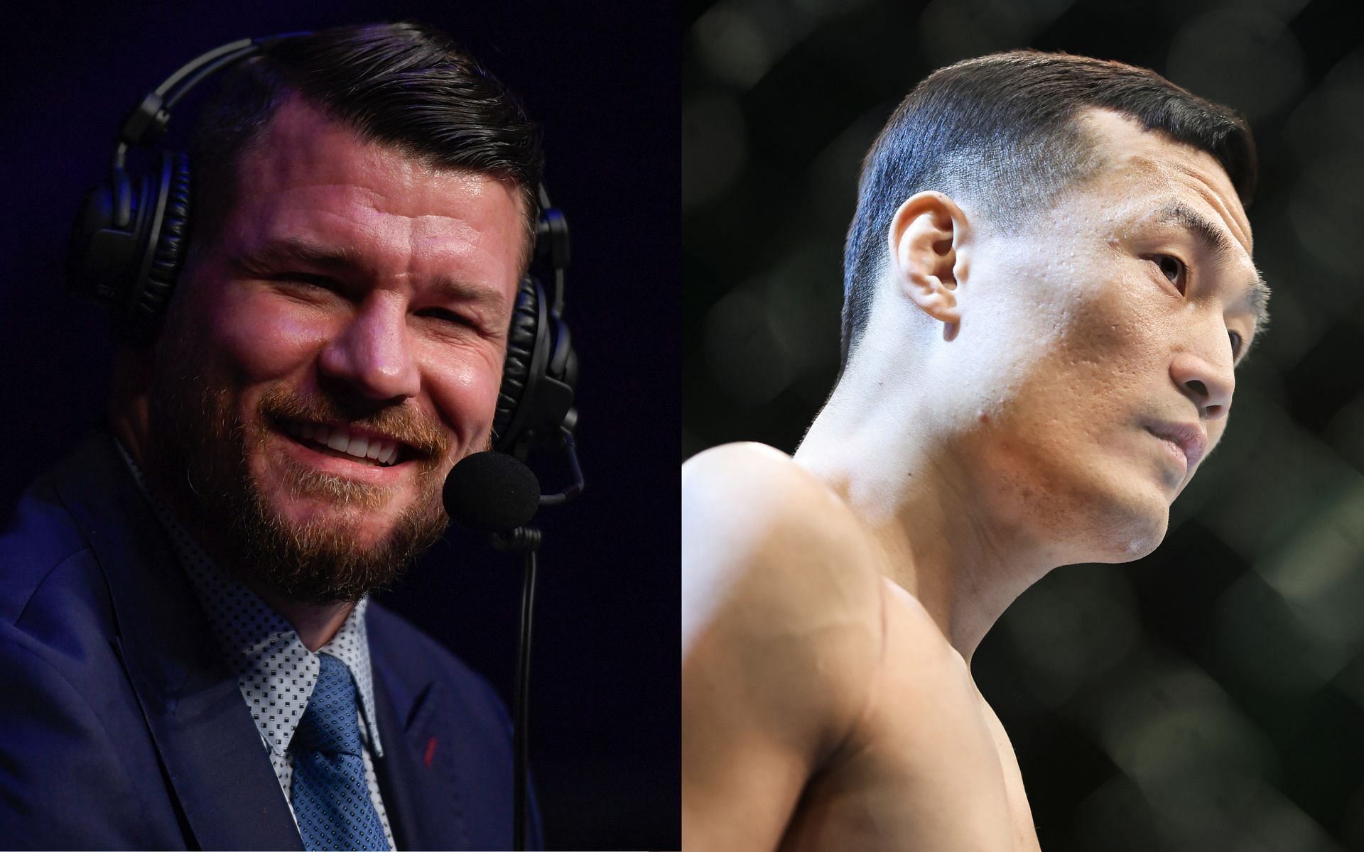 Michael Bisping (left), &#039;The Korean Zombie&#039; (right)