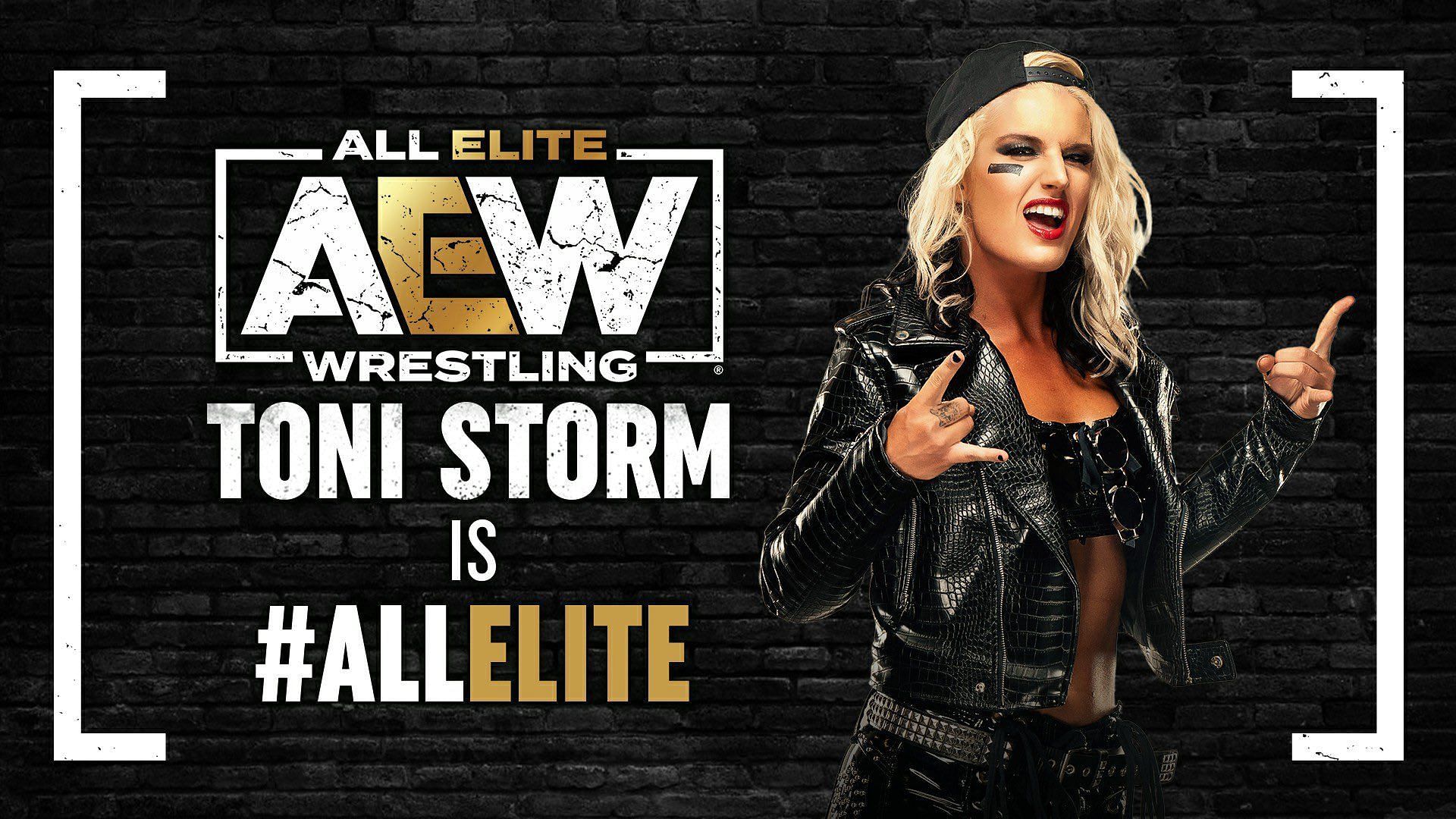 Toni Storm is now #AllElite after debuting on Dynamite