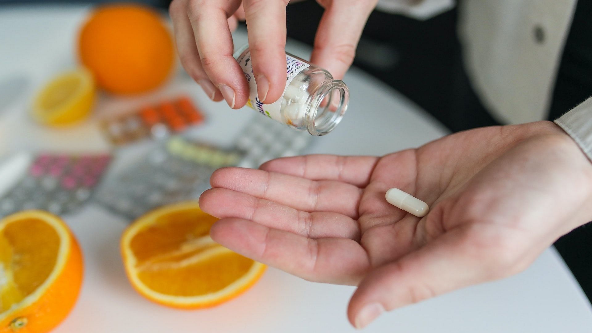 Vitamins can be taken as supplements (Image via Pexels/Polina Tankilevitch)