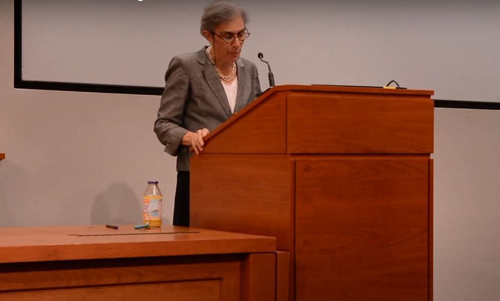 Amy Wax is a 69-year-old law professor at the University of Pennsylvania (Image via YouTube/Daily Pennsylvania)