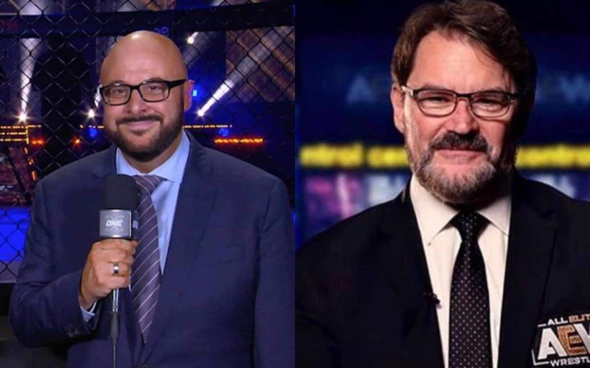 (Left) Michael Schiavello and (Right) Tony Schiavone (Images from @schiavellovoice &amp; @tonyschiavone24 Instagram)