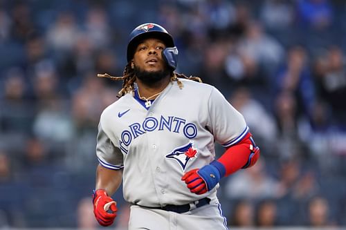 Toronto Blue Jays first baseman Vladimir Guerrero Jr., the 2021 AL home run leader