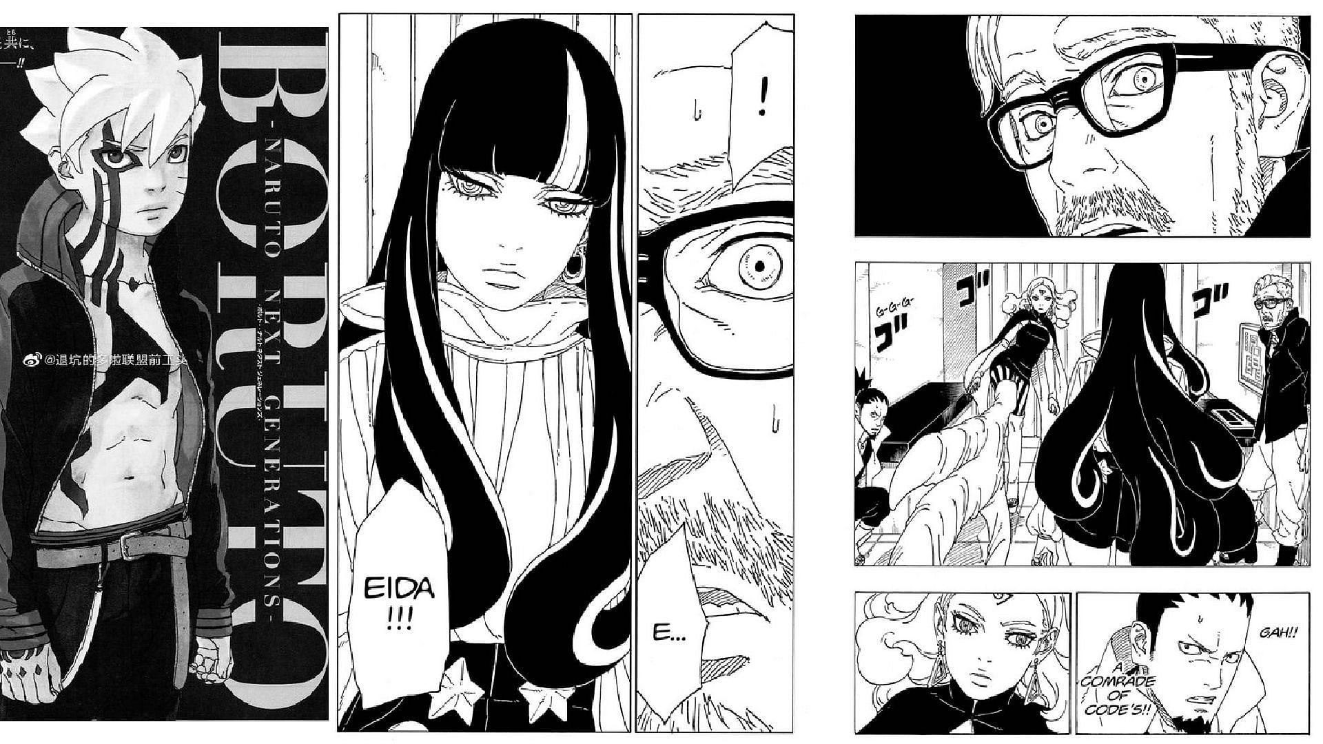 Boruto chapter 68 panels (Images via Shueisha)