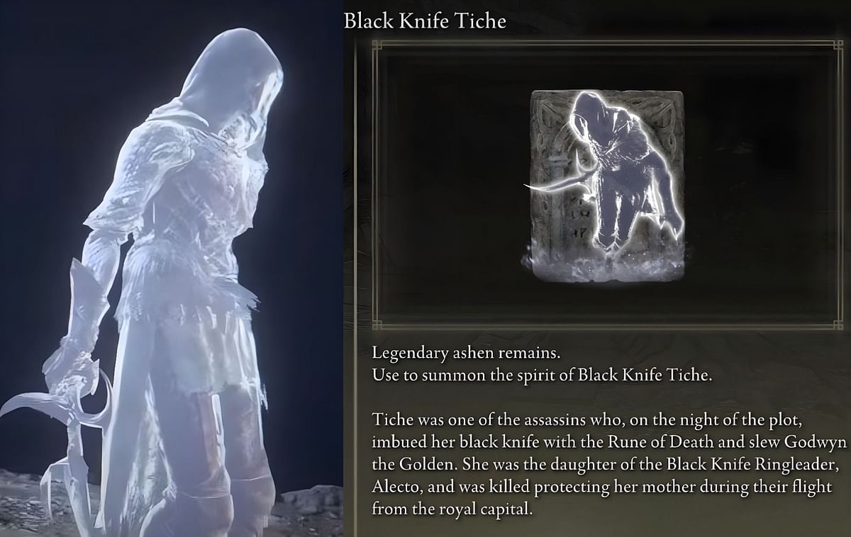 How to obtain the Black Knife Tiche spirit summon in Elden Ring