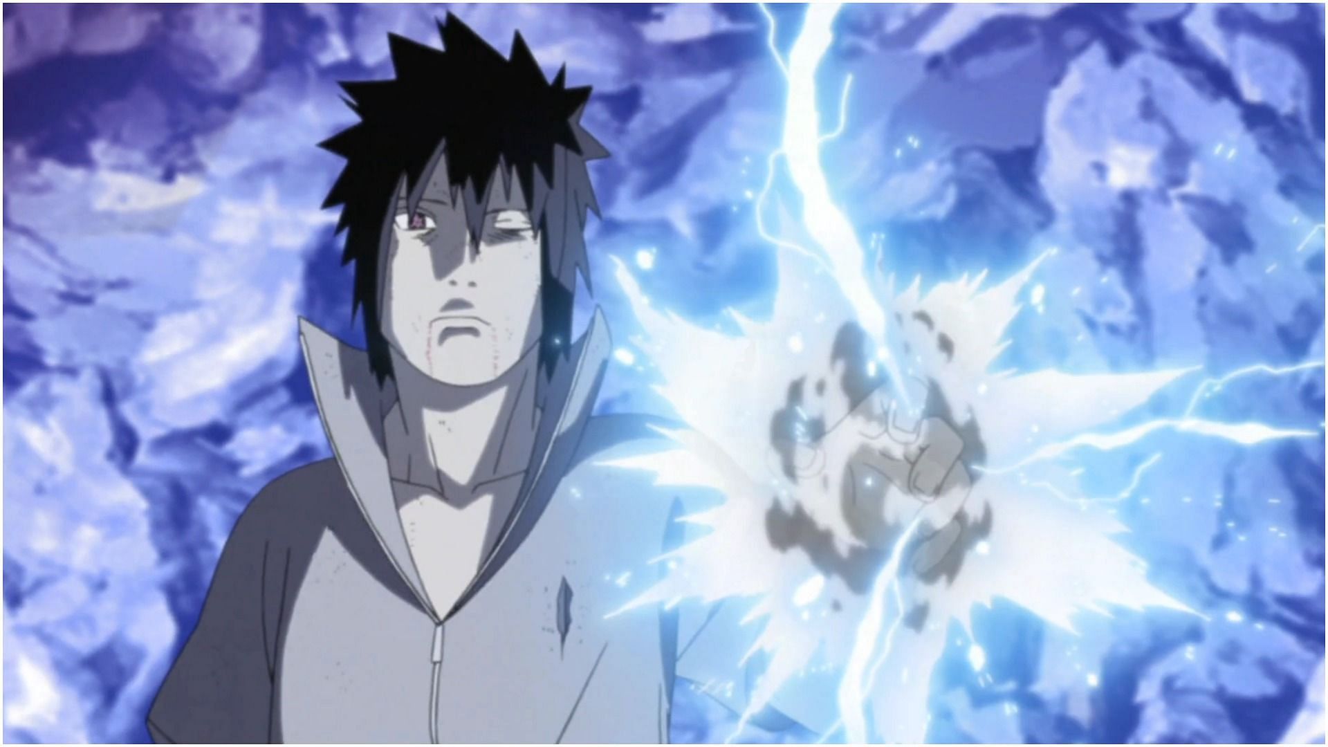 rasengan shuriken vs chidori gif