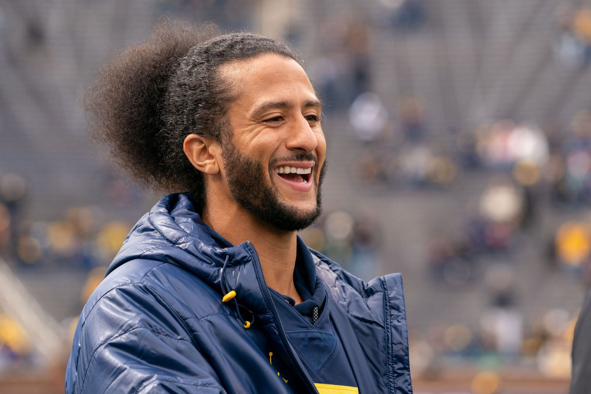 The 35-year-old at the Michigan Spring Game
