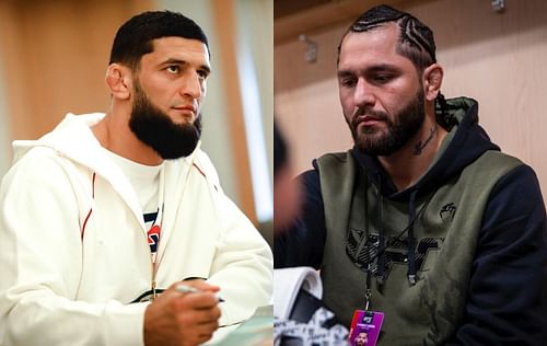 Khamzat Chimaev (left) & Jorge Masvidal (right) [Image Credits- @khamzat_chimaev & @gamebredfighter on Instagram]