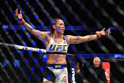 Cris Cyborg at UFC 214: Cris Cyborg vs. Tonya Evinger [Image courtesy of Getty]