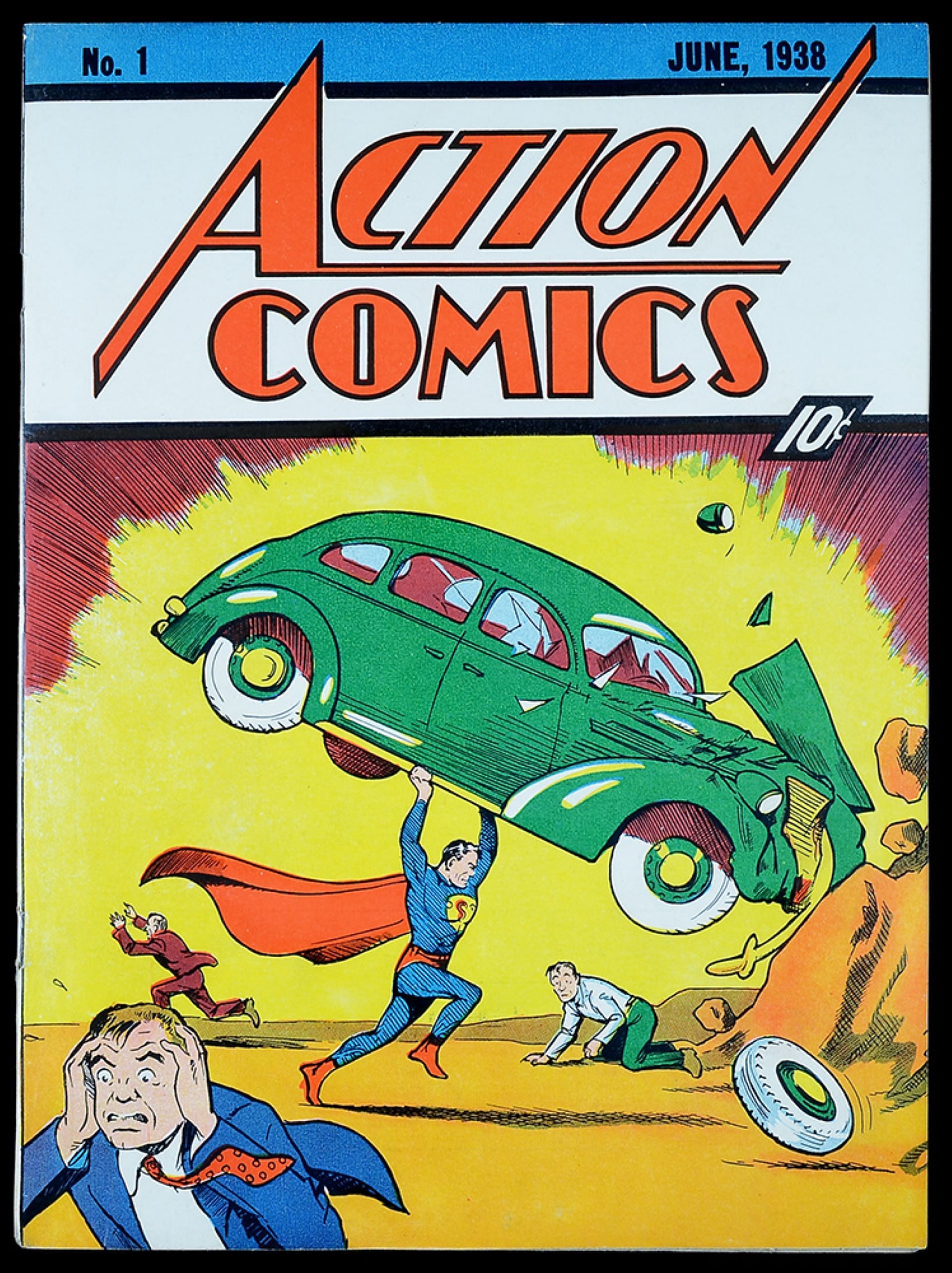 The first issue of Action Comics featured Superman (Image via DC)