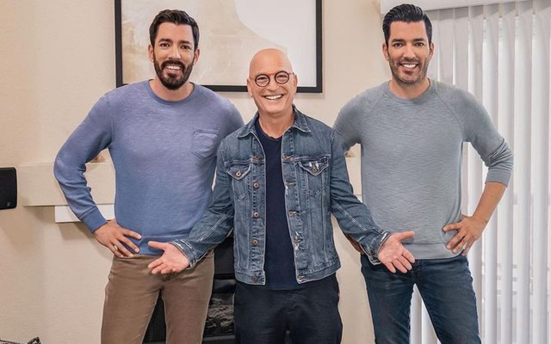  Property Brothers Jonathan Scott and Drew Scott, along with Canadian comedian and AGT judge Howie Mandel, joined hands to renovate Rich Thurber&#039;s bachelor pad (Image via marvel_cabinetry_renovations/Instagram)