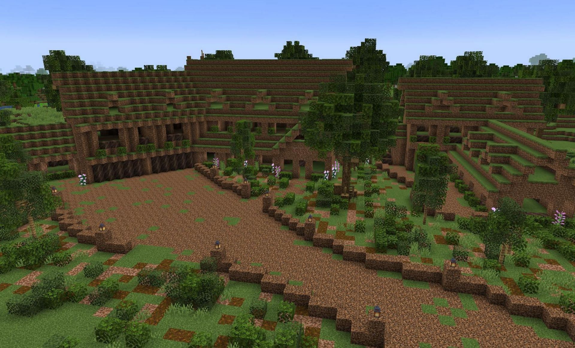 Minecraft Player Shows Off Impressive Dirt House